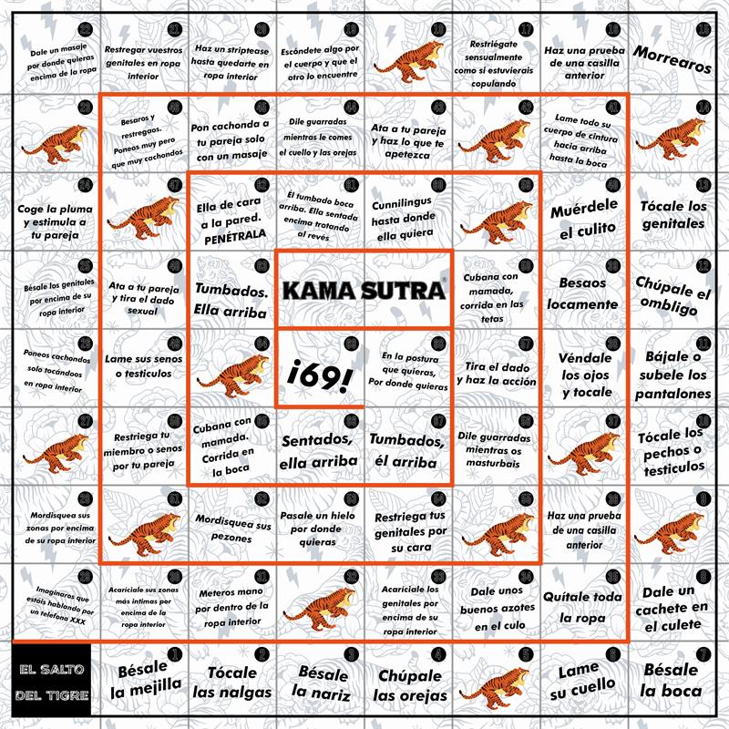DIVERTY SEX - EROTIC BOARD GAME THE JUMP OF THE TIGER