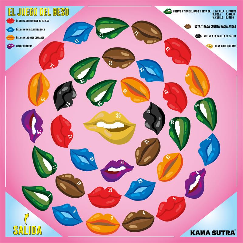 DIVERTY SEX - EROTIC KISS BOARD GAME