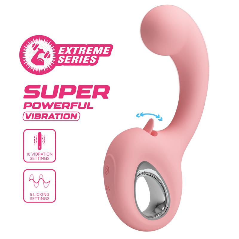 PRETTYLOVE - ERYNNYES VIBRATOR WITH LICKING