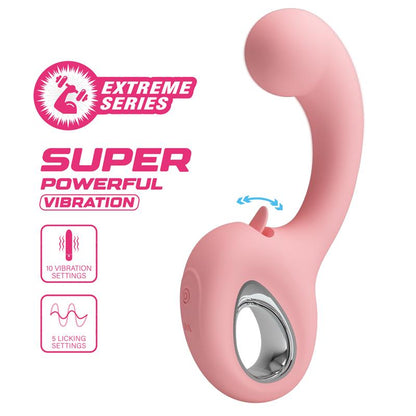PRETTYLOVE - ERYNNYES VIBRATOR WITH LICKING