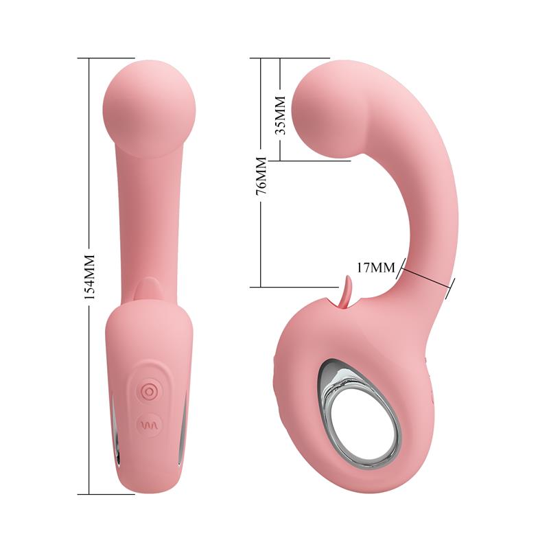 PRETTYLOVE - ERYNNYES VIBRATOR WITH LICKING