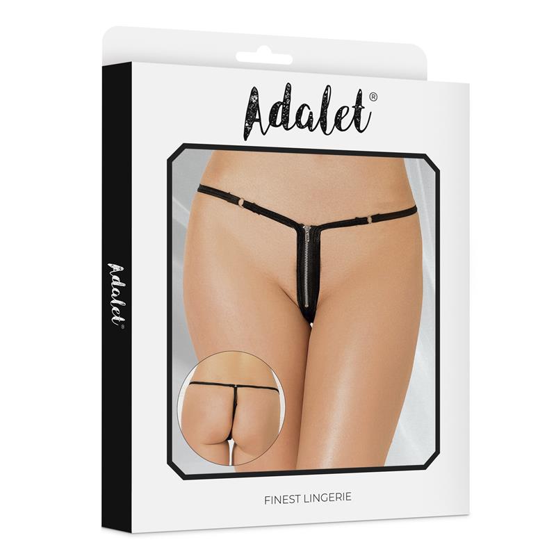 ADALET LINGERIE - ESTHER THONG WITH ZIPPER