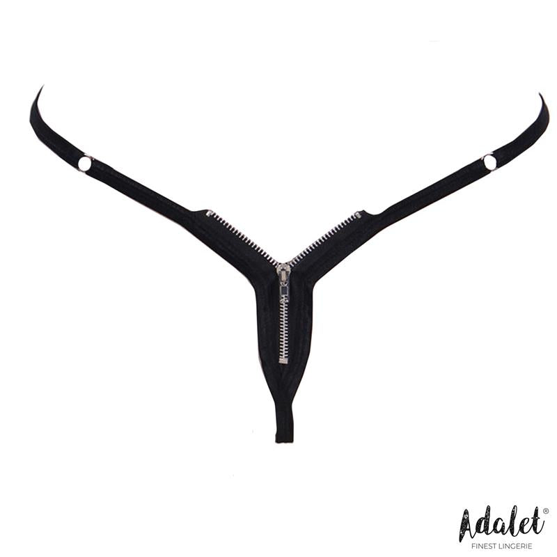 ADALET LINGERIE - ESTHER THONG WITH ZIPPER