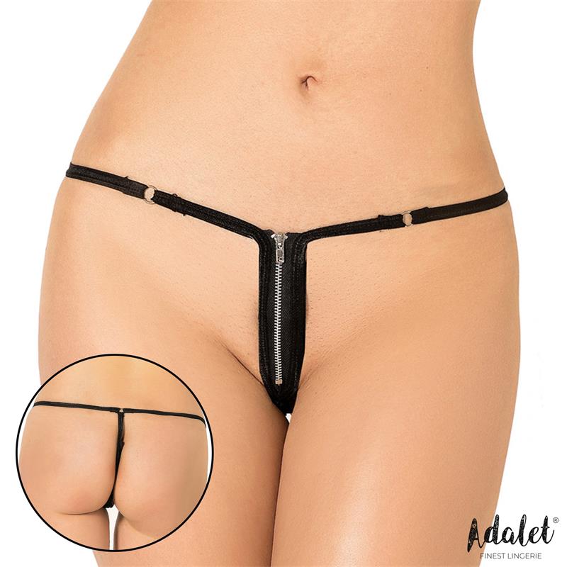 ADALET LINGERIE - ESTHER THONG WITH ZIPPER