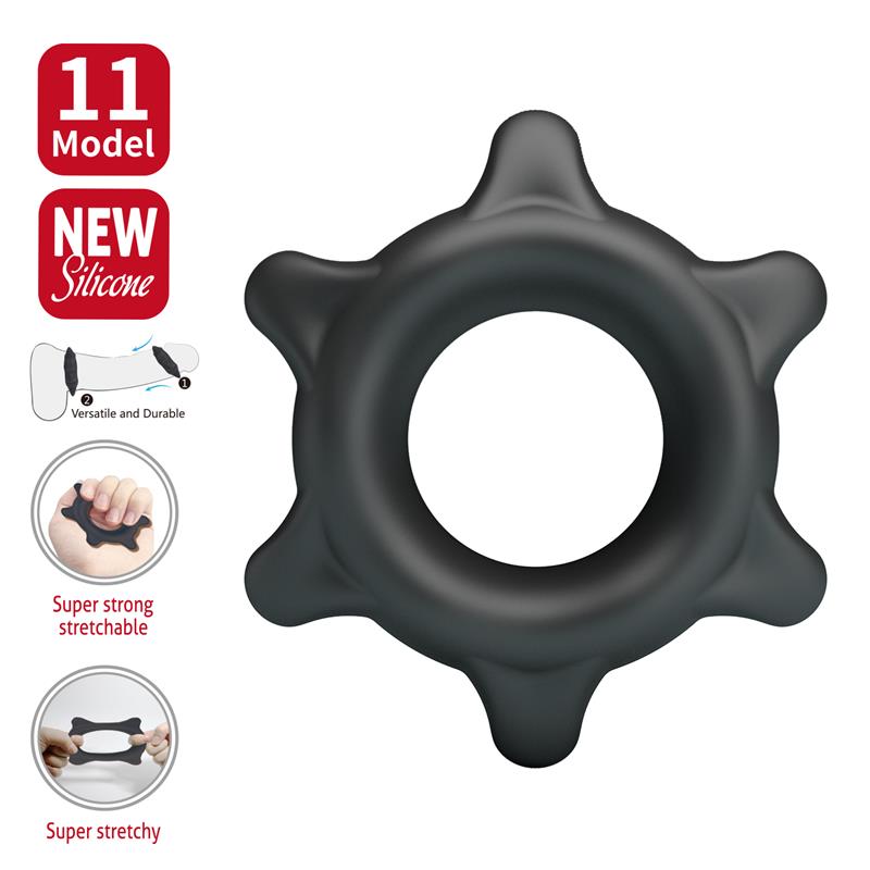CRAZY BULL - ETHANIEL COCK RING SILICONE MOD 11