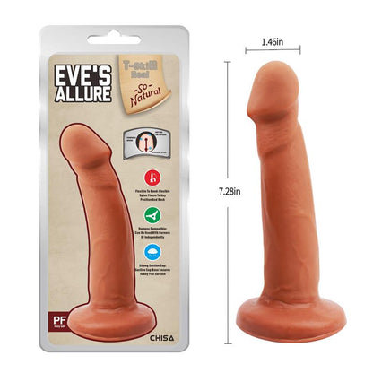 CHISA - EVES ALLUREE DUAL-DENSITY DILDO TAN 18.5CM