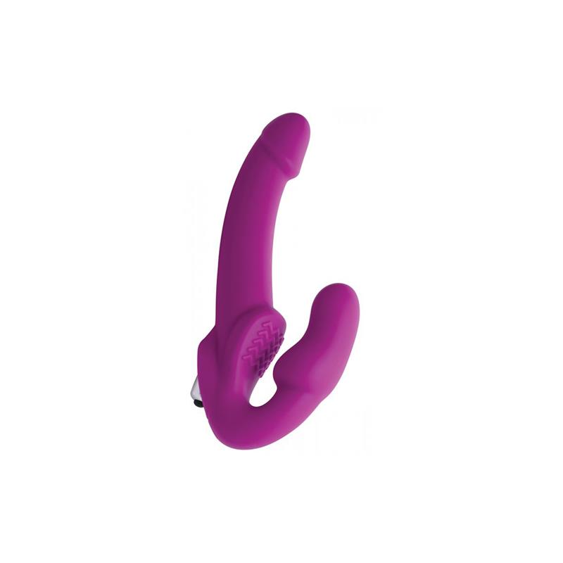 STRAP U - EVOKE STRAPLESS STRAP ON DILDO PURPLE