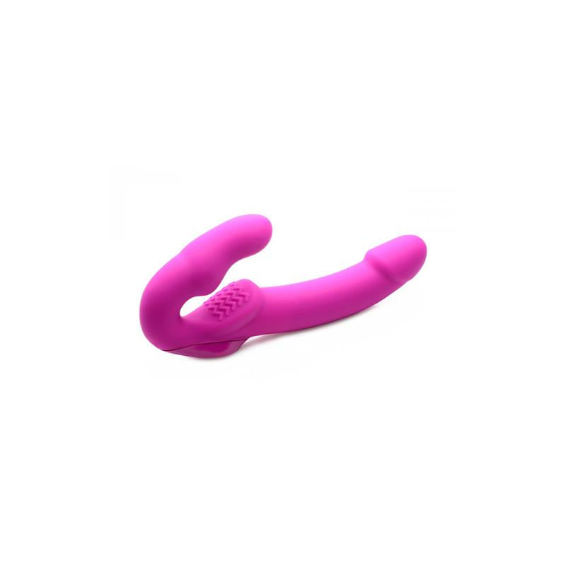 STRAP U - EVOKE VIBRATING STRAPLESS STRAP-ON PINK