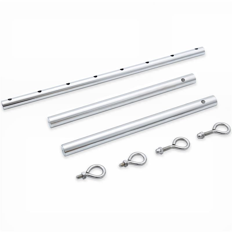 LATETOBED BDSM LINE - EXPANDABLE SPREADER SILVER BAR