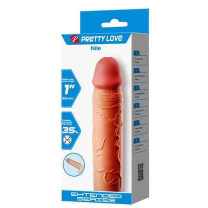 PRETTYLOVE - EXTENDED PENIS SLEEVE 1 NILE