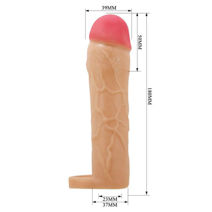 PRETTY LOVE - CHANE PENIS EXTENDER COVER FLESH