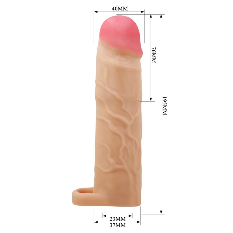 PRETTYLOVE - EXTENDED PENIS SLEEVE 3 GERD