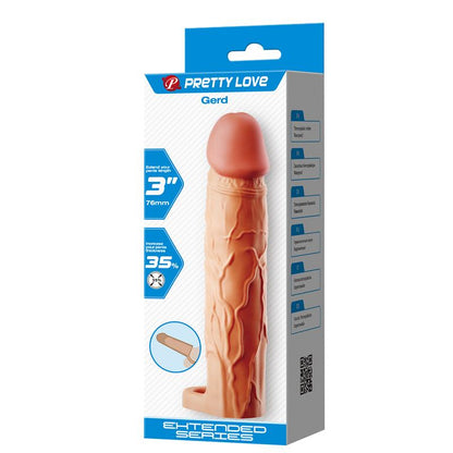 PRETTYLOVE - EXTENDED PENIS SLEEVE 3 GERD