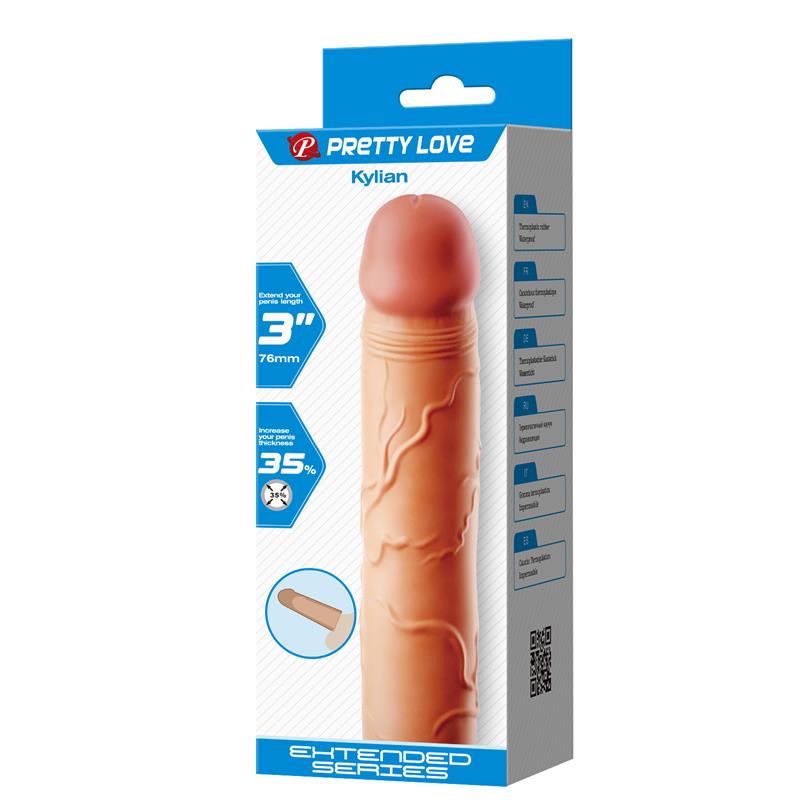 PRETTYLOVE - EXTENDED PENIS SLEEVE 3 KYLIAN