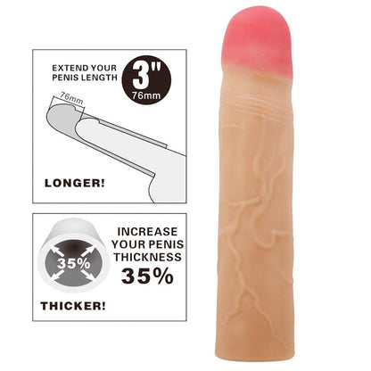 PRETTYLOVE - EXTENDED PENIS SLEEVE 3 KYLIAN