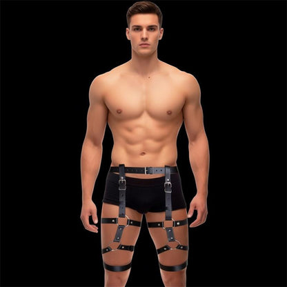 INTOYOU BDSM LINE - FABIAN LEG AND WAIST BONDAGE HARNESS ADJUSTABLE