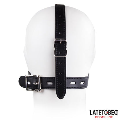 LATETOBED BDSM LINE - FACE HARNESS STRAP TOILET LID GAG ADJUSTABLE