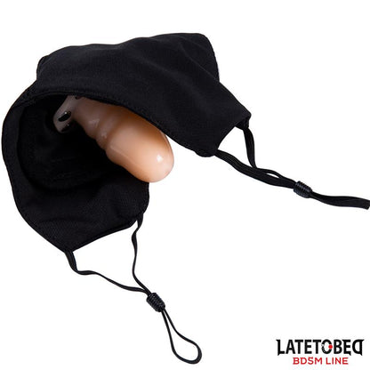 LATETOBED BDSM LINE - FACE MASK WITH 6 CM DETACHABLE DILDO