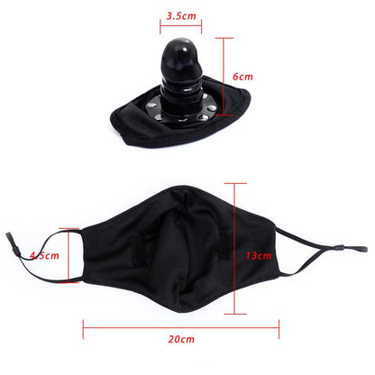 LATETOBED BDSM LINE - FACE MASK WITH DETACHABLE DILDO
