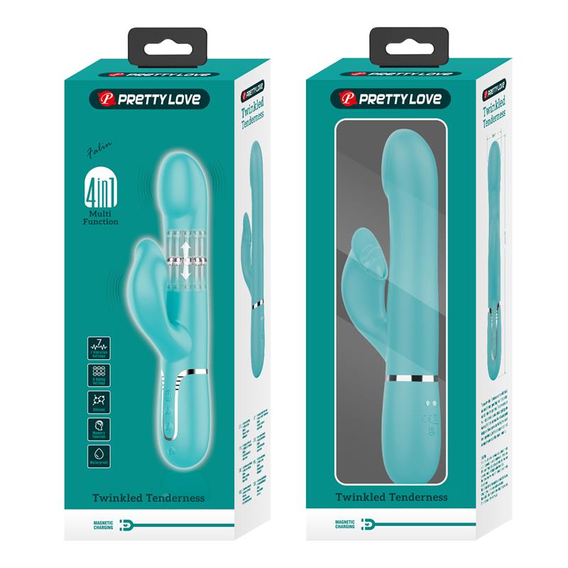 PRETTYLOVE - FALIN ROLLING VIBRATOR WITH INTERNAL BEADS USB