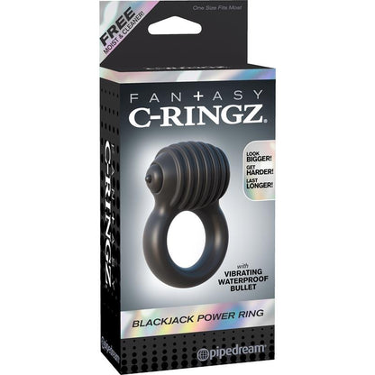 FANTASY C-RINGZ - FANTASY C-RINGZ BLACKJACK POWER RING BLACK