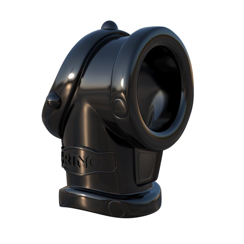 FANTASY C-RINGZ - FANTASY C-RINGZ COCK PIPE WITH BALL-STRETCHER BLACK