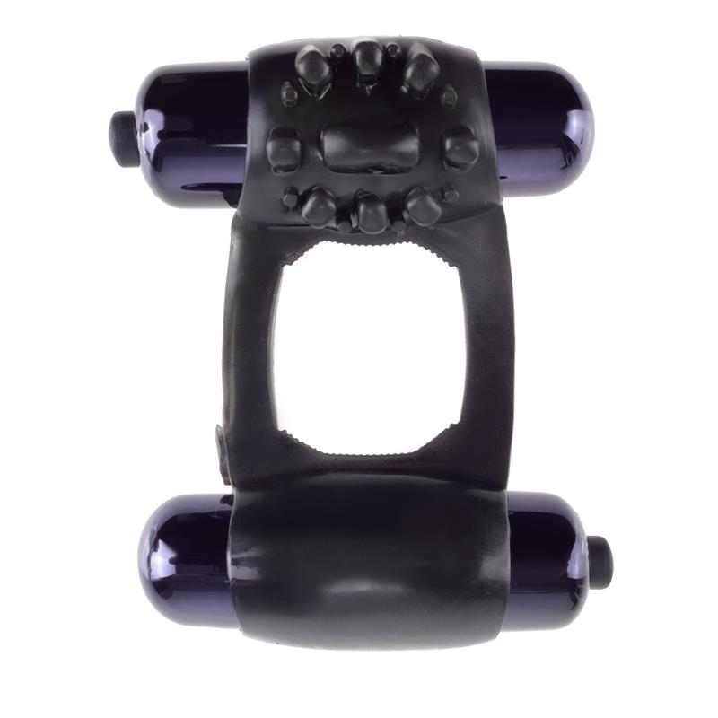 FANTASY C-RINGZ - FANTASY C-RINGZ DUO-VIBRATING SUPER RING BLACK