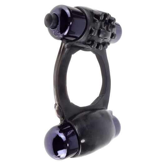 FANTASY C-RINGZ - FANTASY C-RINGZ DUO-VIBRATING SUPER RING BLACK