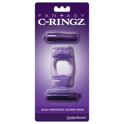 FANTASY C-RINGZ - FANTASY C-RINGZ DUO-VIBRATING SUPER RING PURPLE