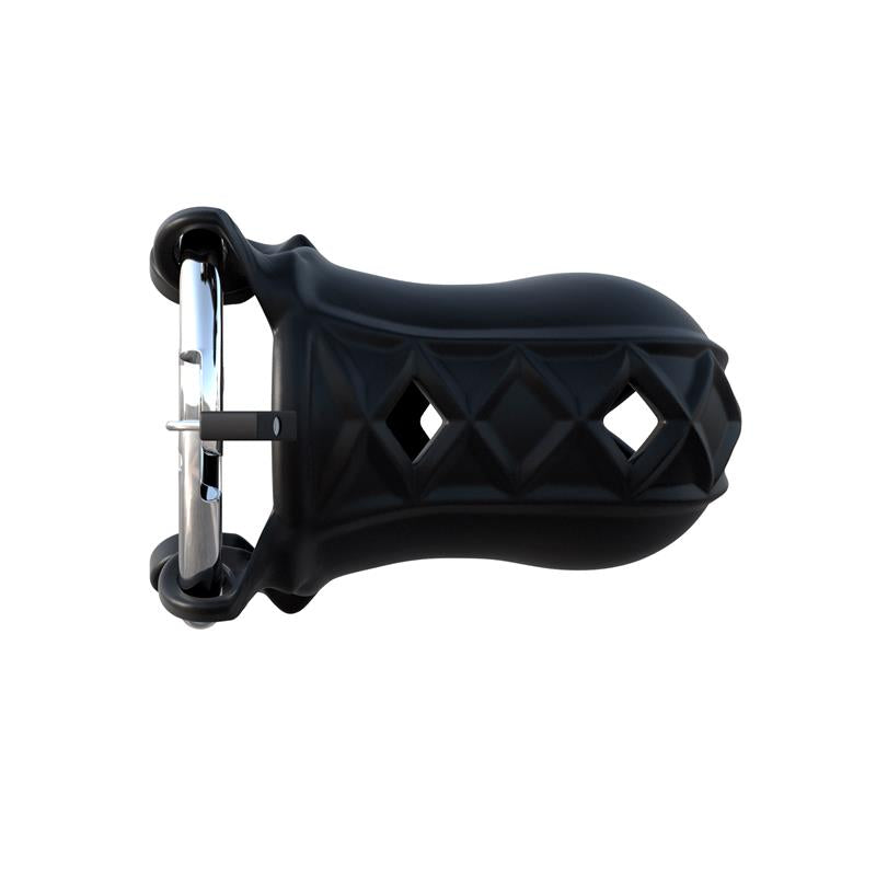 FANTASY C-RINGZ - FANTASY C-RINGZ EXTREME SILICONE COCK BLOCKER BLACK
