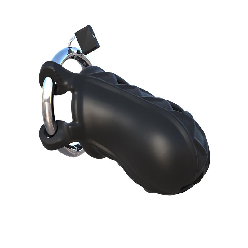 FANTASY C-RINGZ - FANTASY C-RINGZ EXTREME SILICONE COCK BLOCKER BLACK
