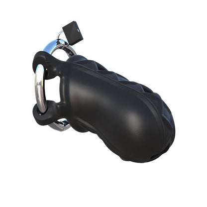 FANTASY C-RINGZ - FANTASY C-RINGZ EXTREME SILICONE COCK BLOCKER BLACK