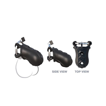 FANTASY C-RINGZ - FANTASY C-RINGZ EXTREME SILICONE COCK BLOCKER BLACK