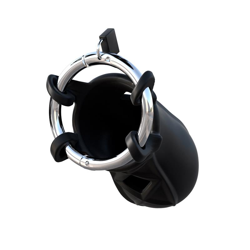 FANTASY C-RINGZ - FANTASY C-RINGZ EXTREME SILICONE COCK BLOCKER BLACK