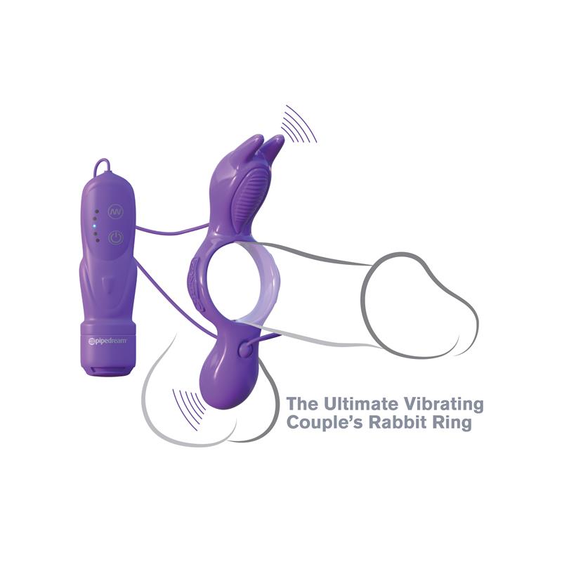 FANTASY C-RINGZ - FANTASY C-RINGZ  HIS AND HERS ULTIMATE RABBIT PURPLE