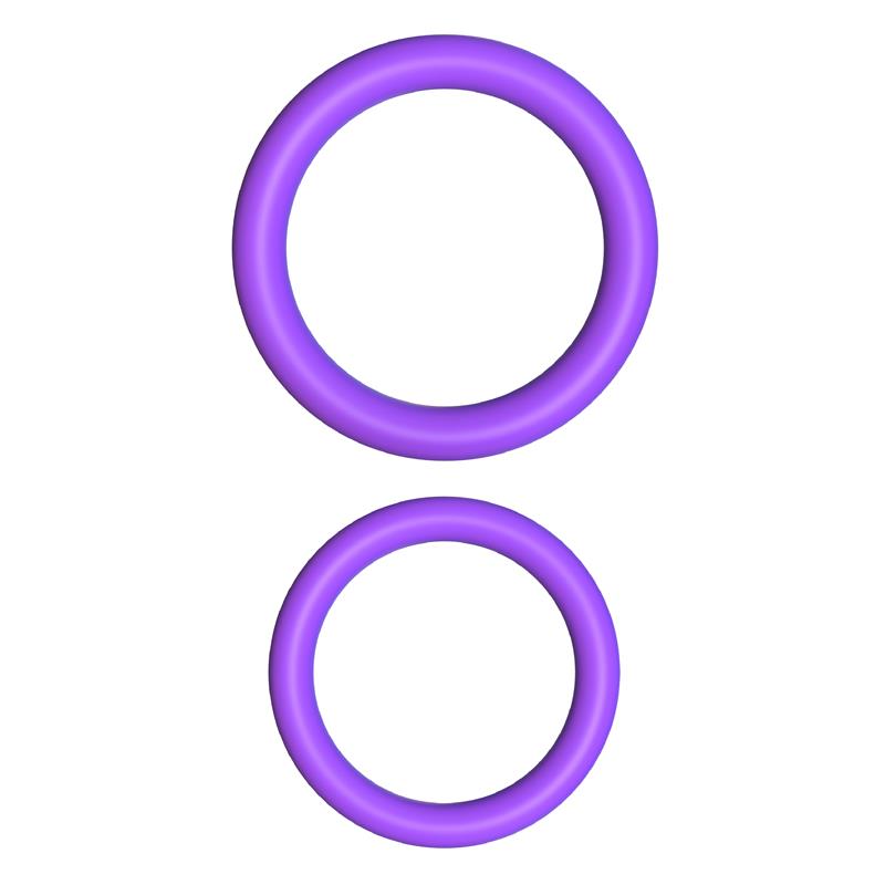 FANTASY C-RINGZ - FANTASY C-RINGZ MAX-WIDTH SILICONE RINGS PURPLE