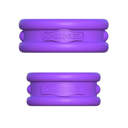 FANTASY C-RINGZ - FANTASY C-RINGZ MAX-WIDTH SILICONE RINGS PURPLE