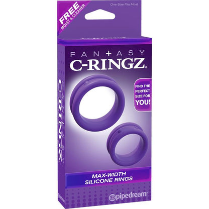 FANTASY C-RINGZ - FANTASY C-RINGZ MAX-WIDTH SILICONE RINGS PURPLE