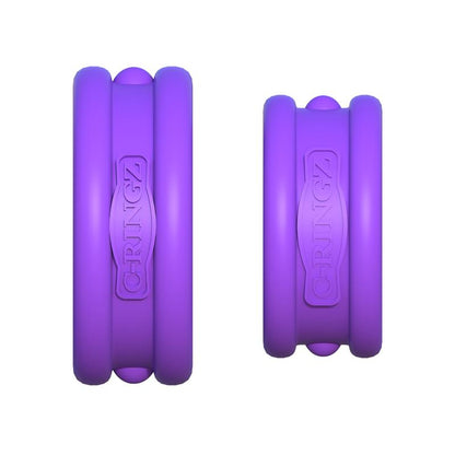 FANTASY C-RINGZ - FANTASY C-RINGZ MAX-WIDTH SILICONE RINGS PURPLE