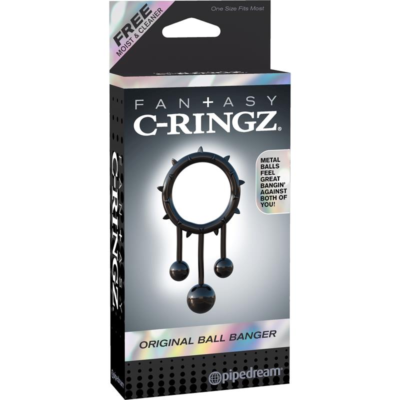 FANTASY C-RINGZ - FANTASY C-RINGZ ORIGINAL BALL BANGER BLACK