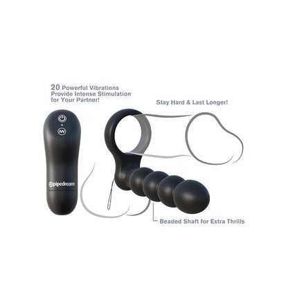 FANTASY C-RINGZ - FANTASY C-RINGZ REMOTE CONTROL DOUBLE PENETRATOR BLACK