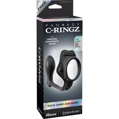FANTASY C-RINGZ - FANTASY C-RINGZ ROCK HARD ASS-GASM BLACK
