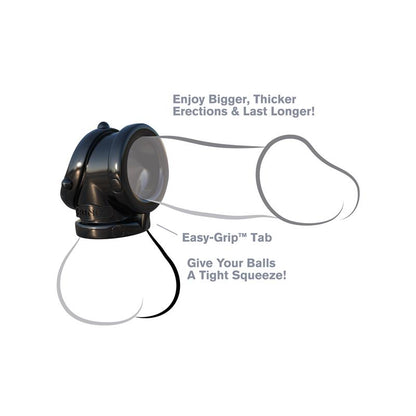 FANTASY C-RINGZ - FANTASY C-RINGZ ROCK HARD COCK PIPE BLACK