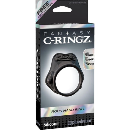 FANTASY C-RINGZ - FANTASY C-RINGZ ROCK HARD RING BLACK