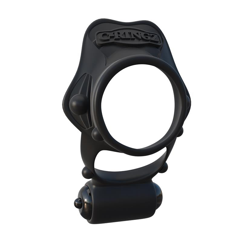 FANTASY C-RINGZ - FANTASY C-RINGZ ROCK HARD VIBRATING RING BLACK
