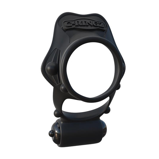 FANTASY C-RINGZ - FANTASY C-RINGZ ROCK HARD VIBRATING RING BLACK