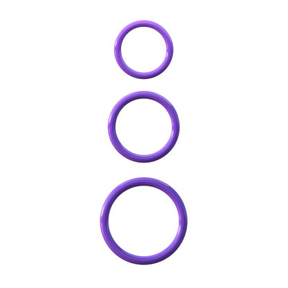 FANTASY C-RINGZ - FANTASY C-RINGZ SILICONE 3-RING STAMINA SET PURPLE