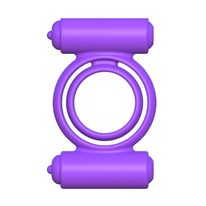 FANTASY C-RINGZ - FANTASY C-RINGZ SILICONE DOUBLE DELIGHT PURPLE