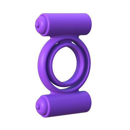 FANTASY C-RINGZ - FANTASY C-RINGZ SILICONE DOUBLE DELIGHT PURPLE