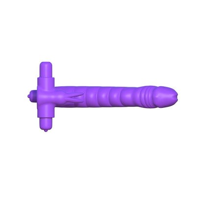 FANTASY C-RINGZ - FANTASY C-RINGZ SILICONE DOUBLE PENETRATOR RABBIT PURPLE